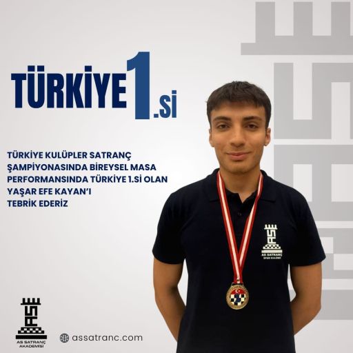 Türkiye 1.si Yaşar Efe Kayan