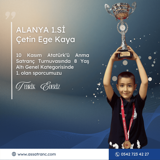 Türkiye 1.si Yaşar Efe Kayan