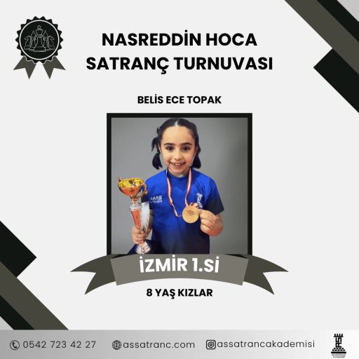 Konya Küçükler İl Birinciliği Satranç Turnuvası  Beril Keskin