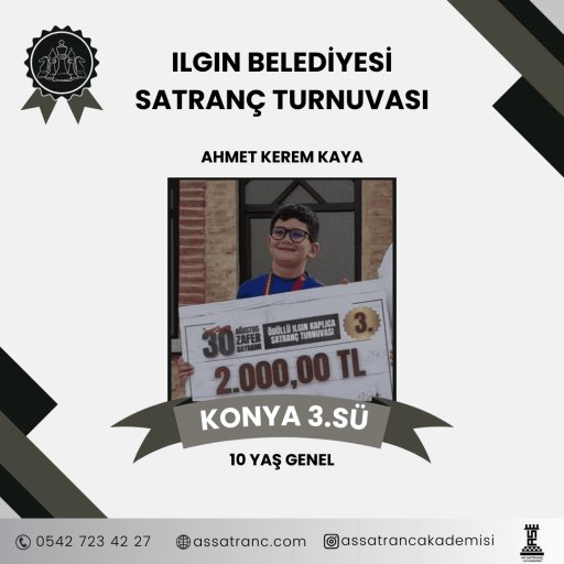 Türkiye 1.si Yaşar Efe Kayan