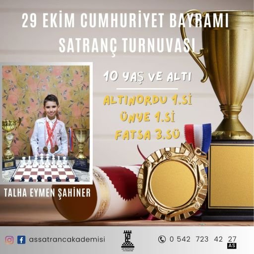 Küçükler İl Birinciliği Satranç Turnuvası