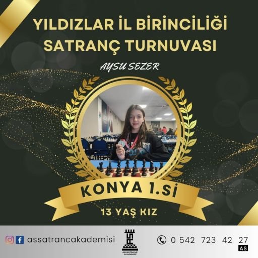 Yıldızlar İl Birinciliği Satranç Turnuvası