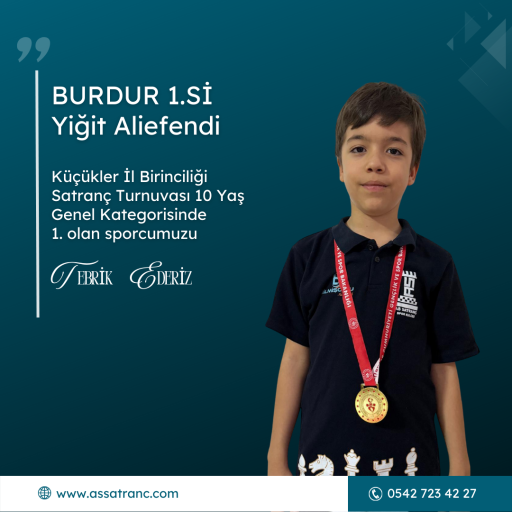 Konya Küçükler İl Birinciliği Satranç Turnuvası  Emine Zeynep Uzman