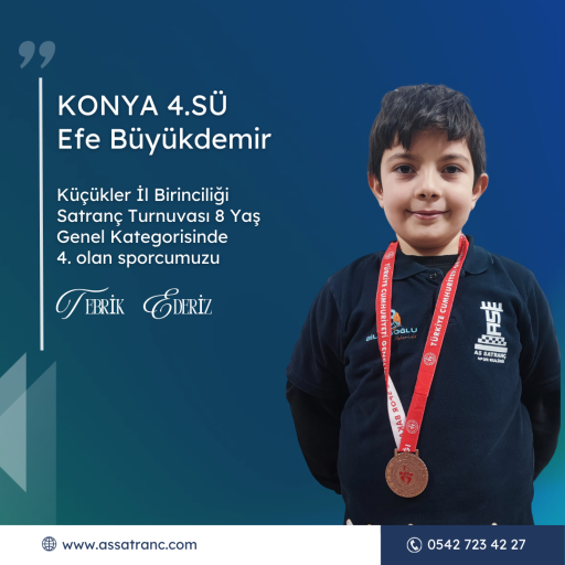 Türkiye 1.si Yaşar Efe Kayan