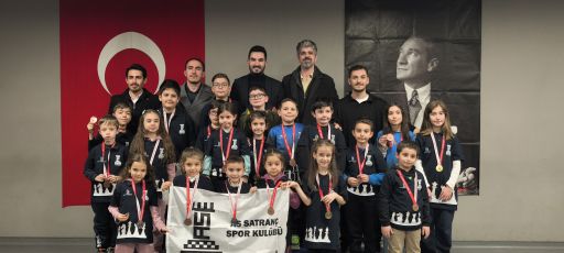 Konya Küçükler İl Birinciliği Satranç Turnuvası 20 madalya