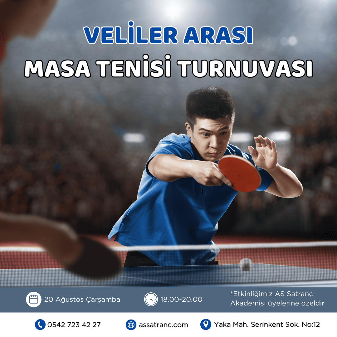 Veliler Arası Masa Tenisi Turnuvası